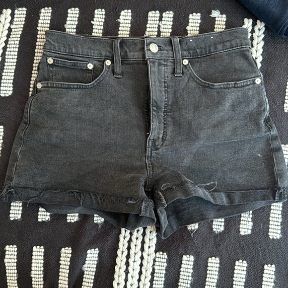 Madewell High-Rise Denim Shorts - Picture 2 of 3